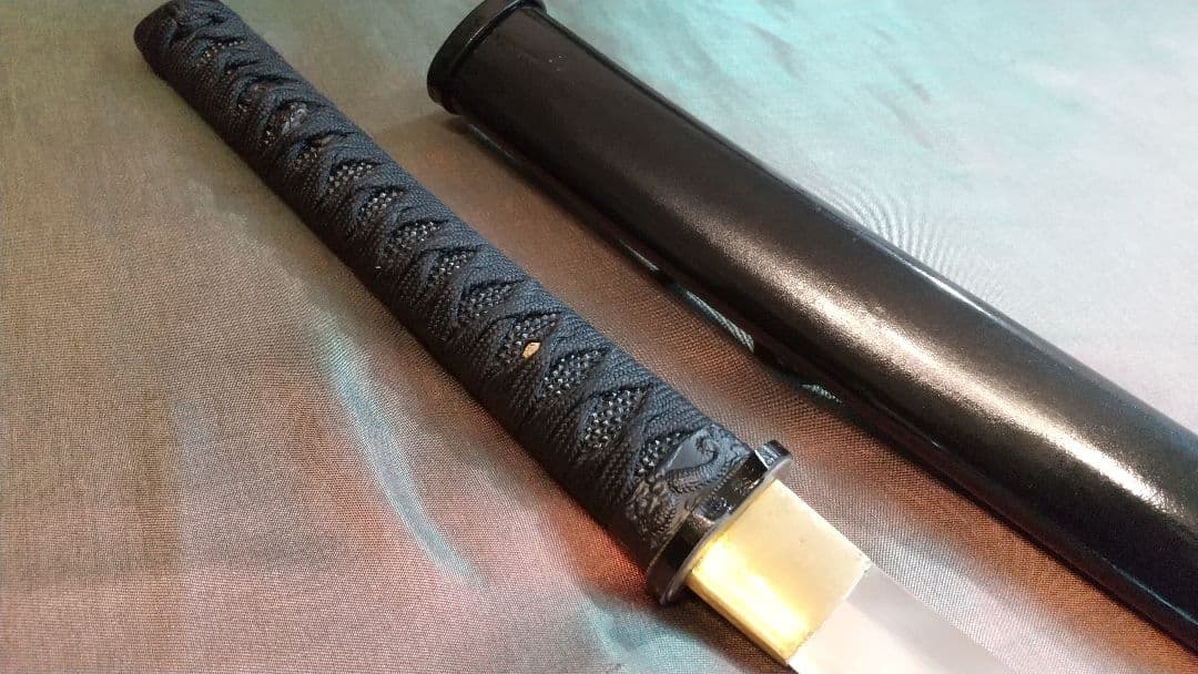 【龍彫り尖り互の目刃紋】模造刀 舞踊 模擬刀 拵え 喰出し鍔 刀剣 日本刀 刀