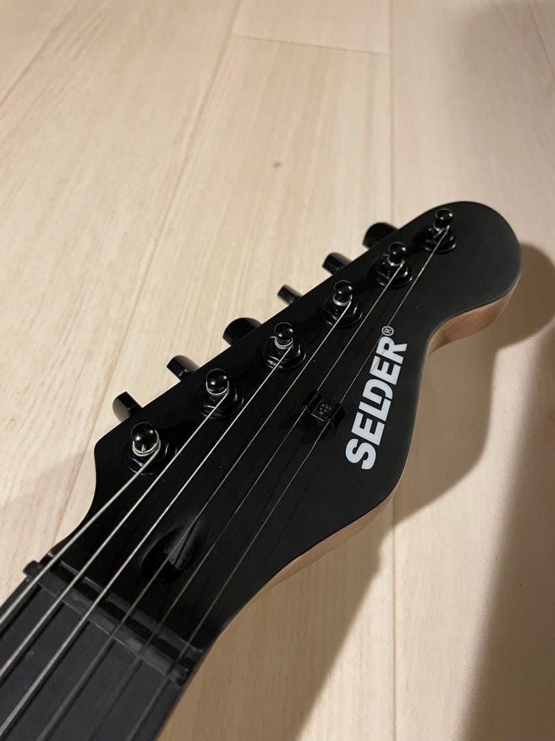 SELDER エレキギター マットブラック