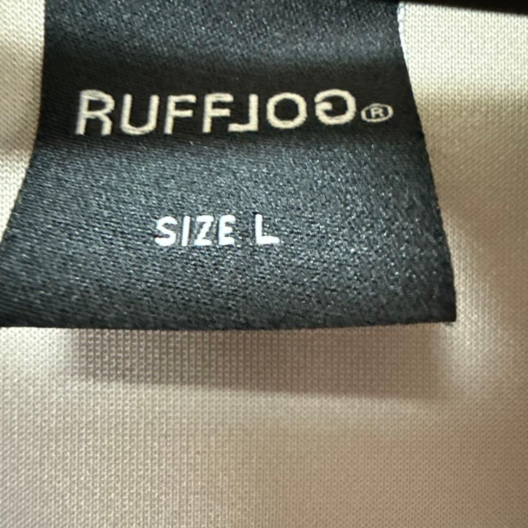 RUFFLOG ハーフジップ スウェット グレー　サイズＬ