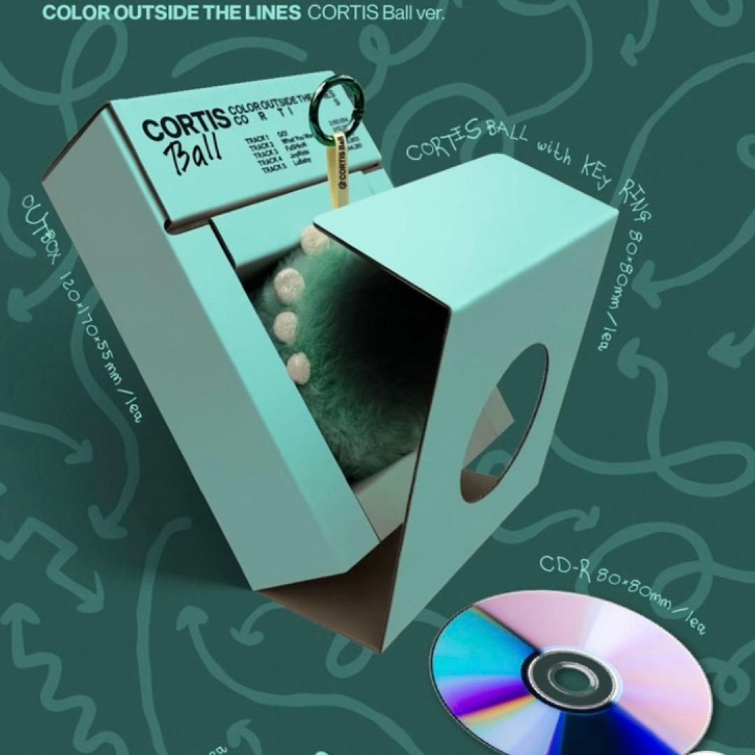 cortis 正規品 ball ver. キーリング ぬいぐるみ キーホルダー