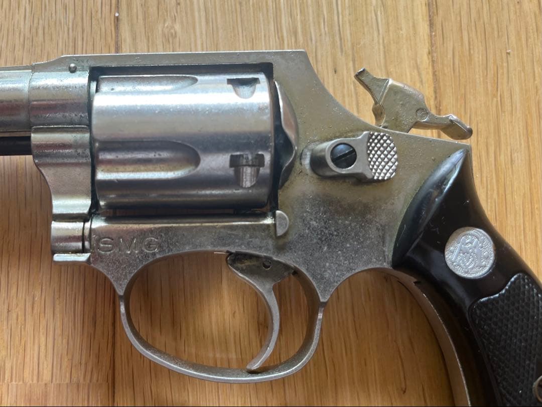 国際産業　金属製リボルバー カートリッジ5個付き　未発火