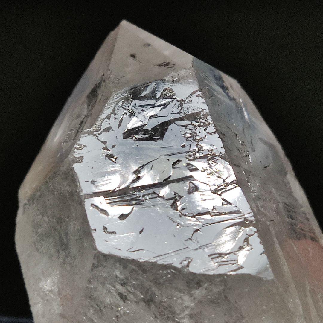 パワーストーン　天然石　レコードキーパー入り水晶　原石　152g　No.169