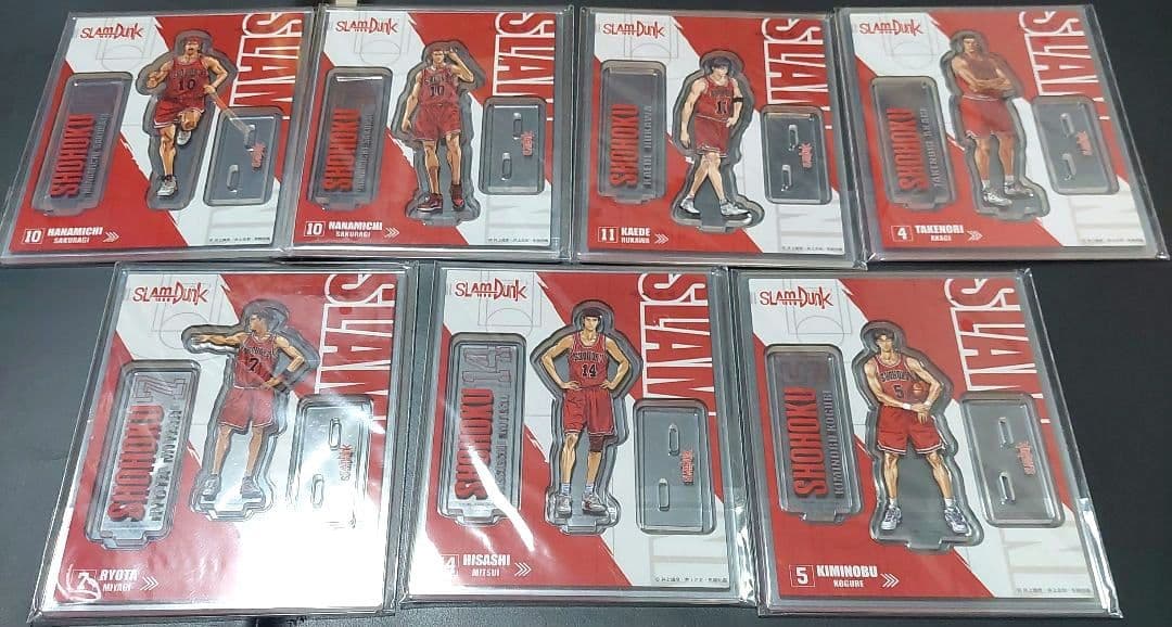 SLAM DUNK スラムダンク 花道 流川 三井 宮城 アクリルスタンド