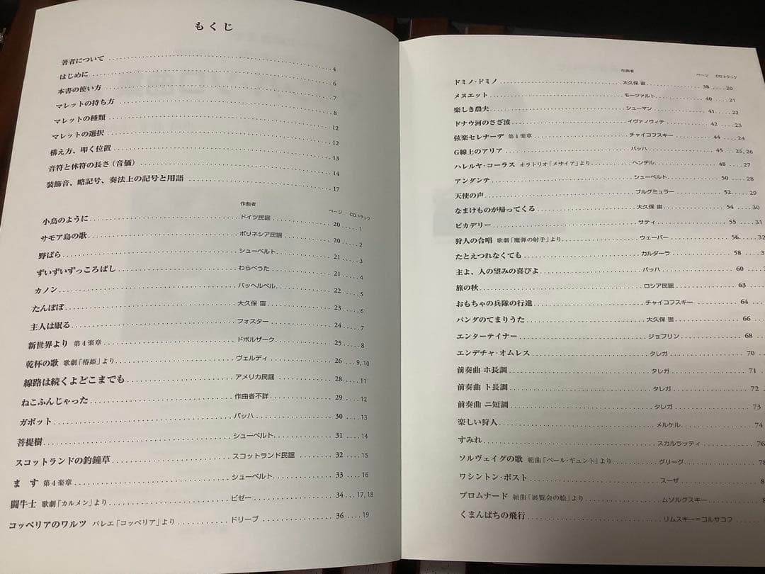 KOROGI木琴（マリンバの楽譜付き）