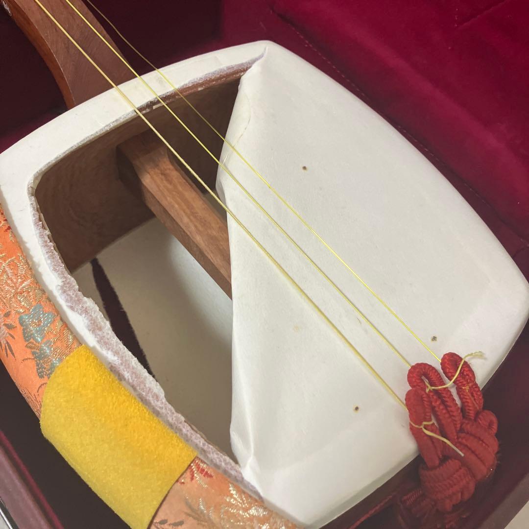 ジャンク 三味線 ケース 備品セット