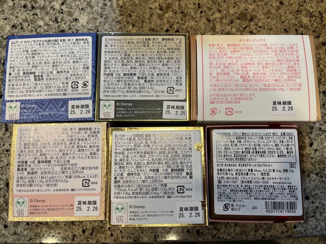 専用クラブハリエディズニーGODIVA ゴンチャロフアニマルショコラオードリー