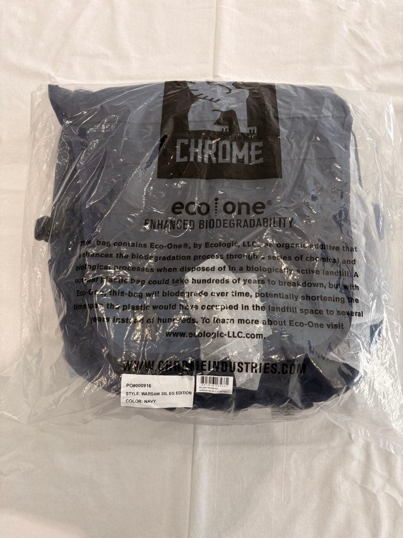 【新品未使用】chrome x e.g コラボ　ワルシャワ30L