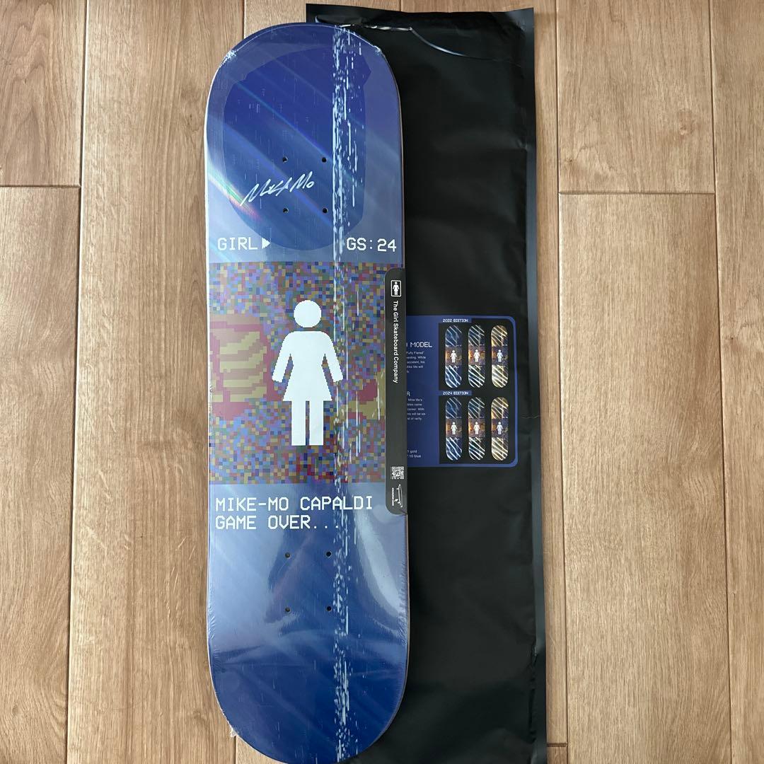新品未使用品！GIRLデッキ MIKE MO直筆サイン入り！！8.25