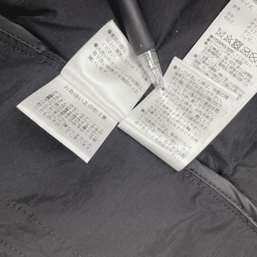 MARK &LONA フード付き　ダウンジャケット　ブラック　サイズ50