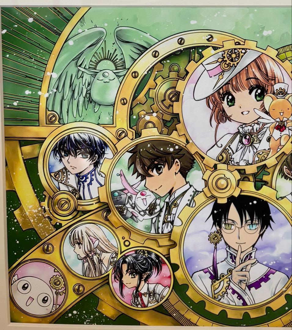 CLAMP画業30周年記念　メインビジュアル複製原画　B4版