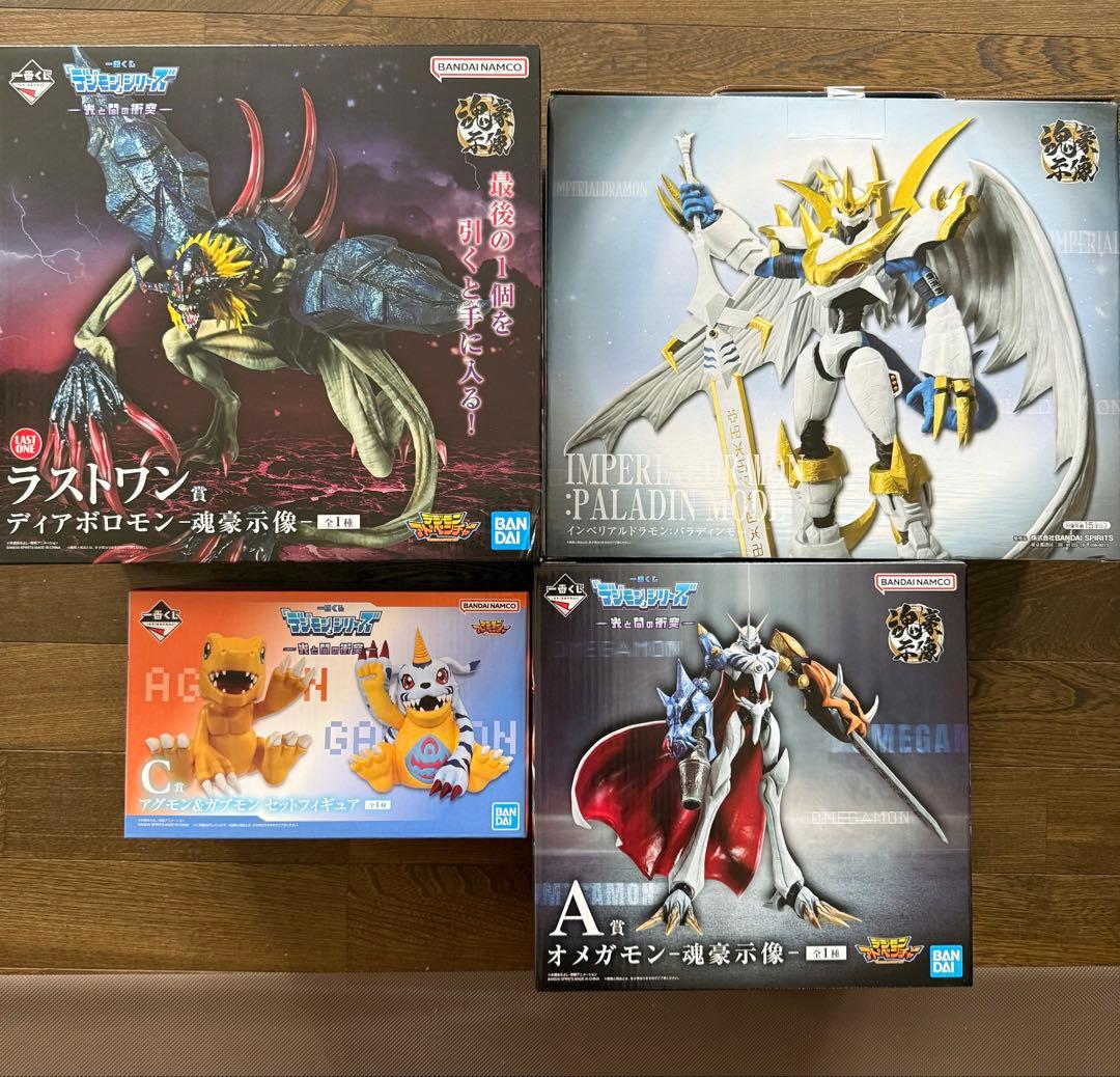 デジモン　一番くじ　フィギュア　コンプセット まとめ売り　下位賞付き
