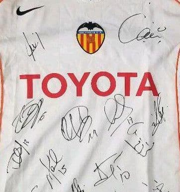 アイマール　カニサレス　ミスタ　他　直筆サイン　サイン　バレンシア　寄せ書きサイ