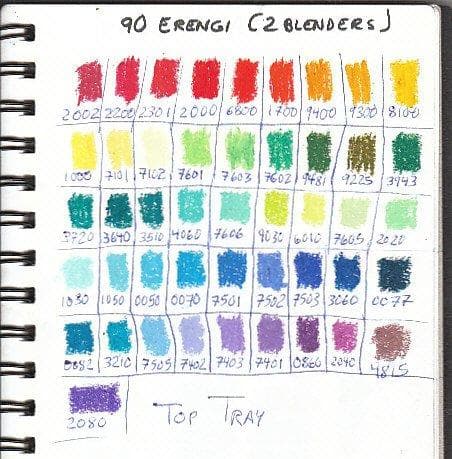 Erengi Artaspirerオイルパステル－92色セット