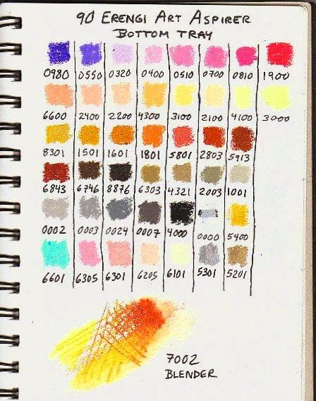 Erengi Artaspirerオイルパステル－92色セット