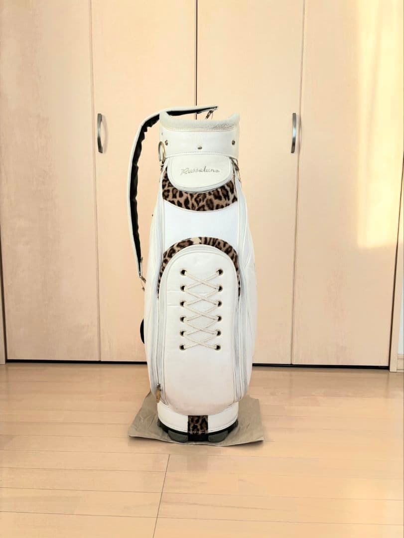 希少 人気　ラッセルノ 限定 シャーク ヒョウ柄 ゴルフ キャディバッグ