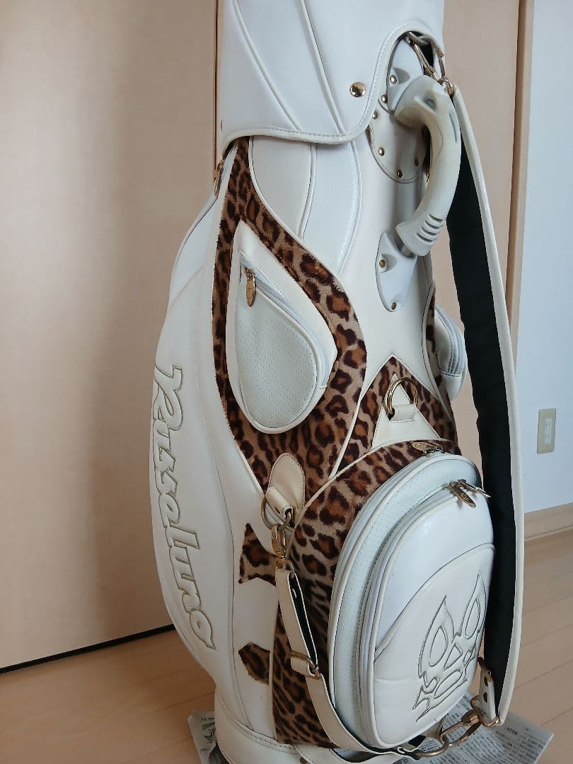 希少 人気　ラッセルノ 限定 シャーク ヒョウ柄 ゴルフ キャディバッグ