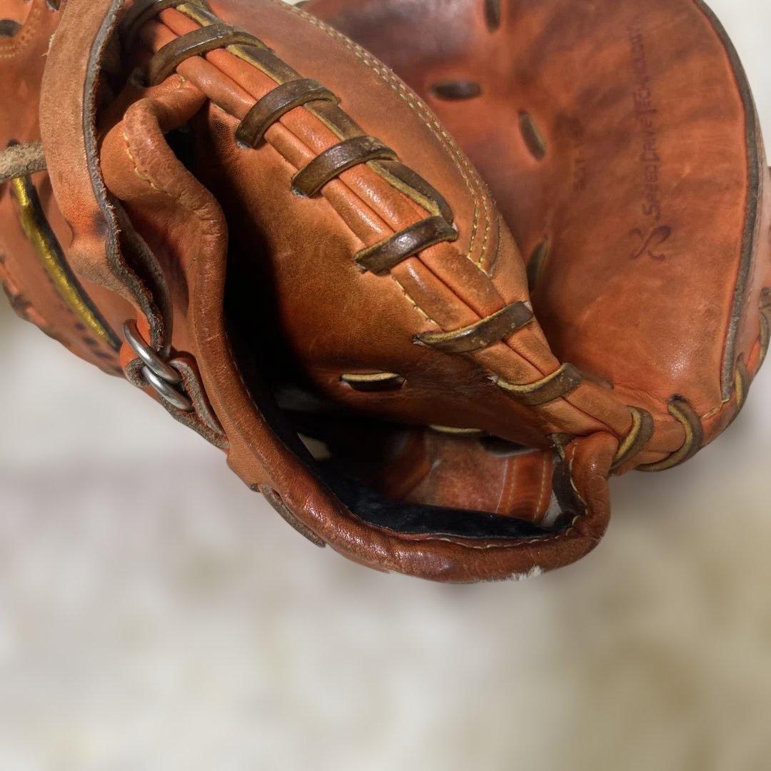 【良品】ミズノプロ キャッチャーミット 硬式　オレンジ　SDT-183