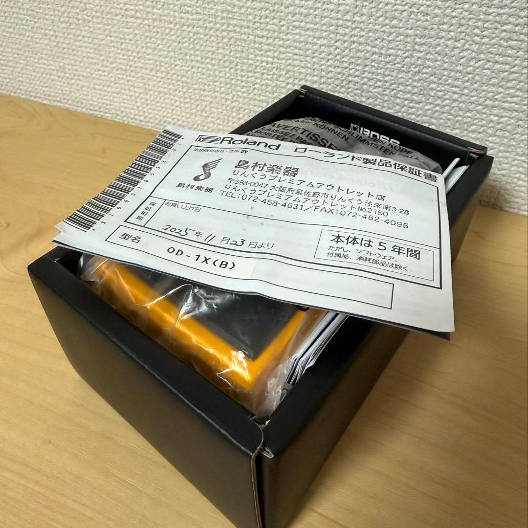 【新品未使用】BOSS OD-1X OverDrive
