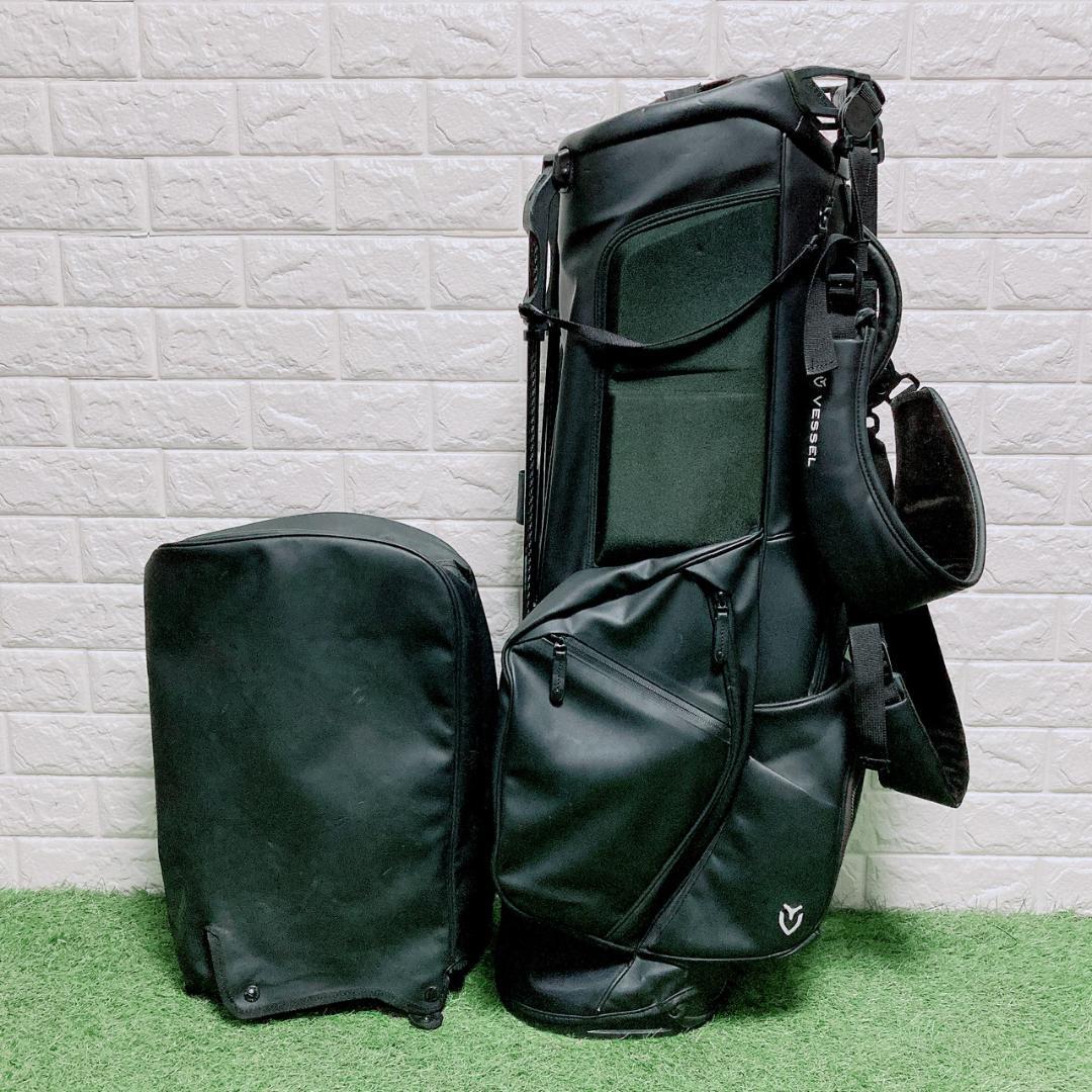 キャディバッグ ゴルフバッグ VESSEL スタンドタイプ