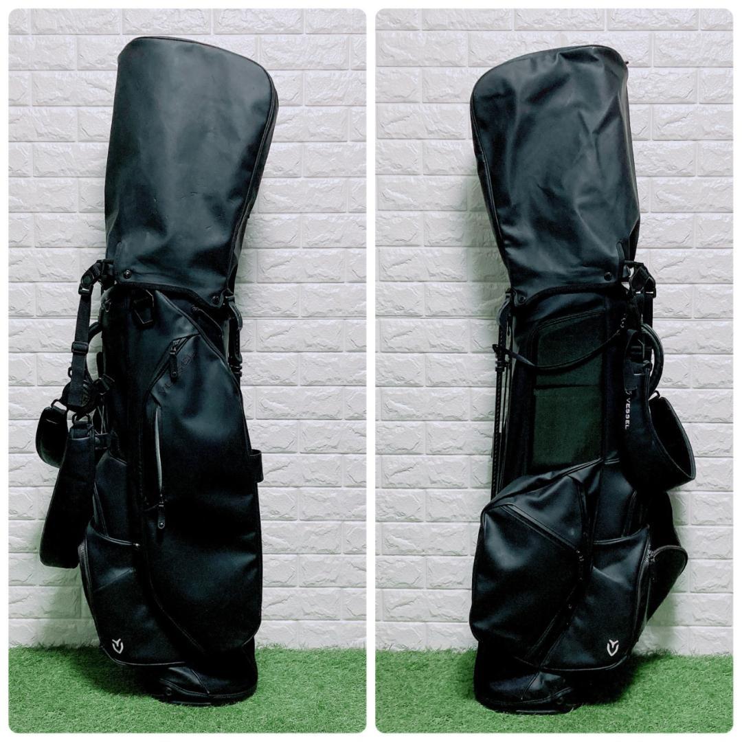キャディバッグ ゴルフバッグ VESSEL スタンドタイプ