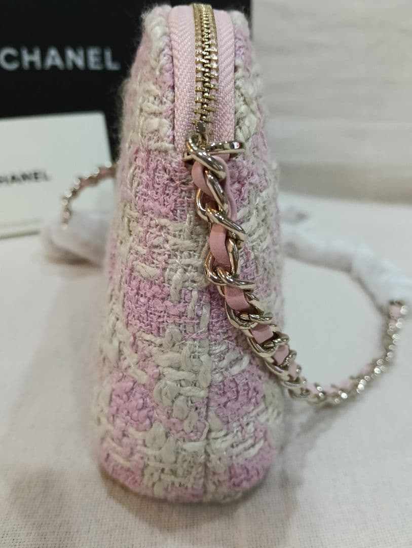 CHANELシャネル ショルダーバッグ チェーンバック　ノベルティ　ピンク