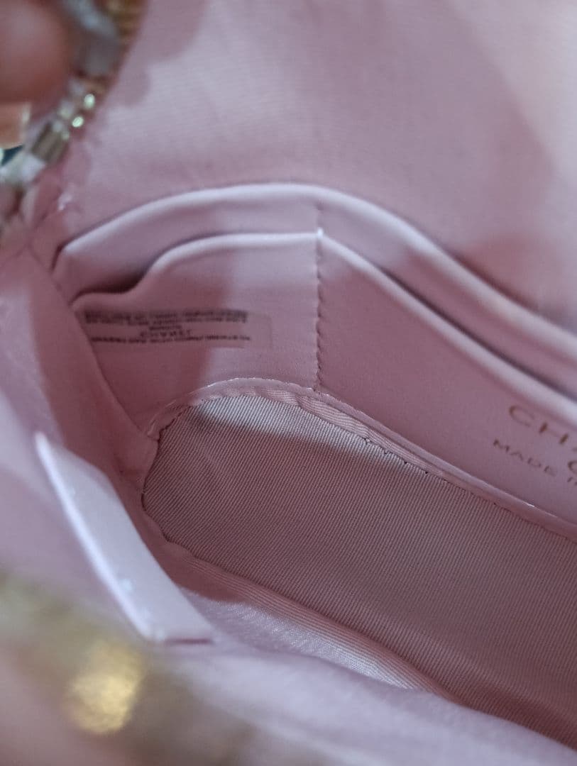 CHANELシャネル ショルダーバッグ チェーンバック　ノベルティ　ピンク