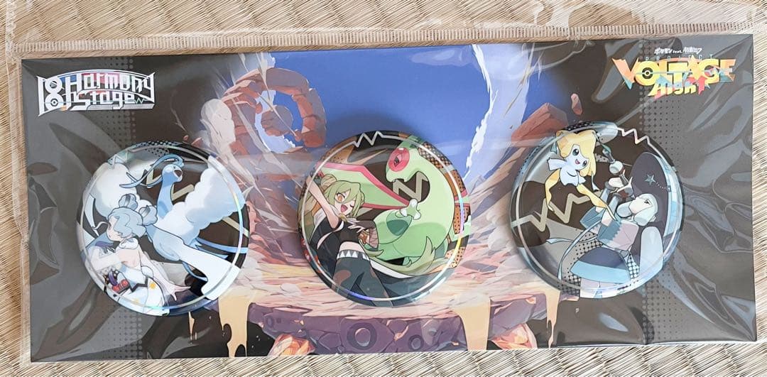 ポケミク　缶バッジ　コンプリートセット