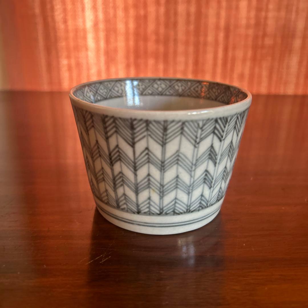 古伊万里　染め付け　蕎麦猪口　江戸後期