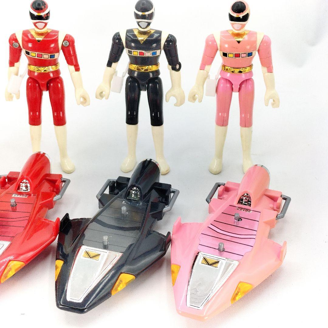 当時物 電磁戦隊メガレンジャー サイバースラスターシリーズ フィギュア セット