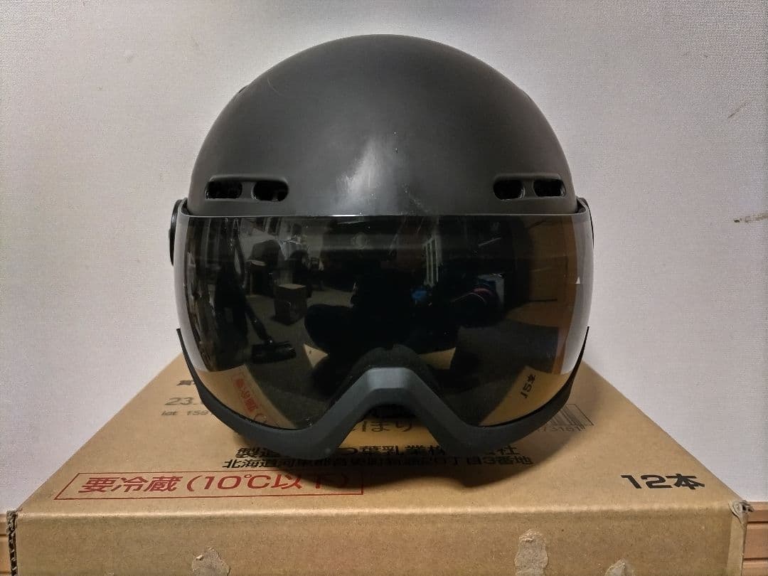 SWANS スノーボードヘルメット バイザー付き