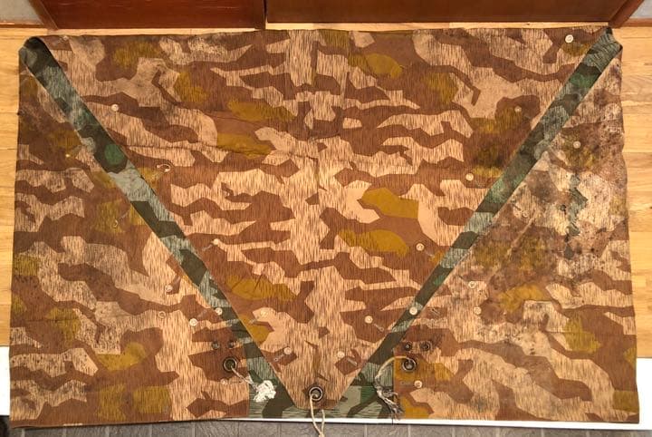 ドイツ軍★スプリンターカモ★幻のブラウン★軍幕テント★M31ツェルトバーン★野営