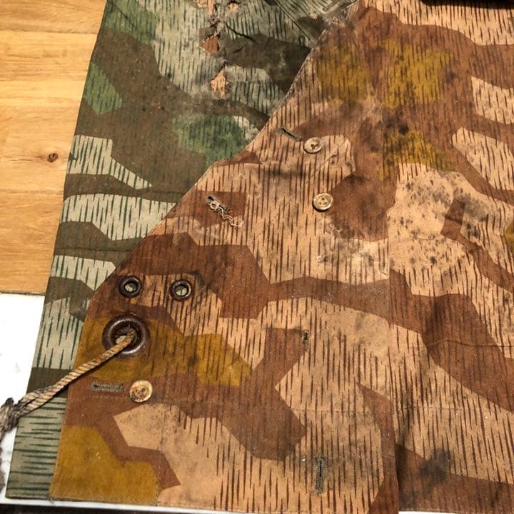 ドイツ軍★スプリンターカモ★幻のブラウン★軍幕テント★M31ツェルトバーン★野営