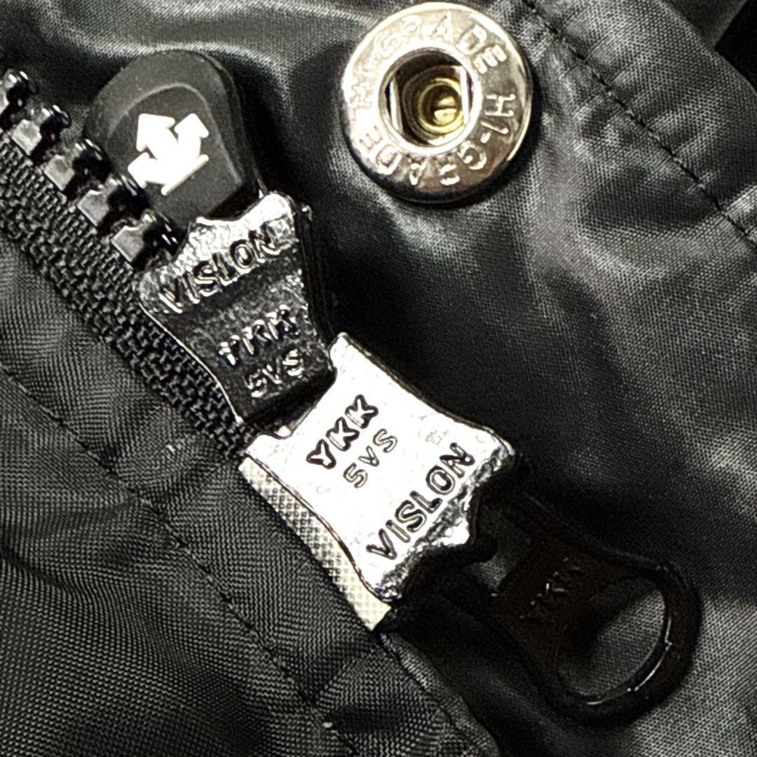 DESCENTE　デサント　刺繍ロゴ 2way フード付 ベンチコート ダウン