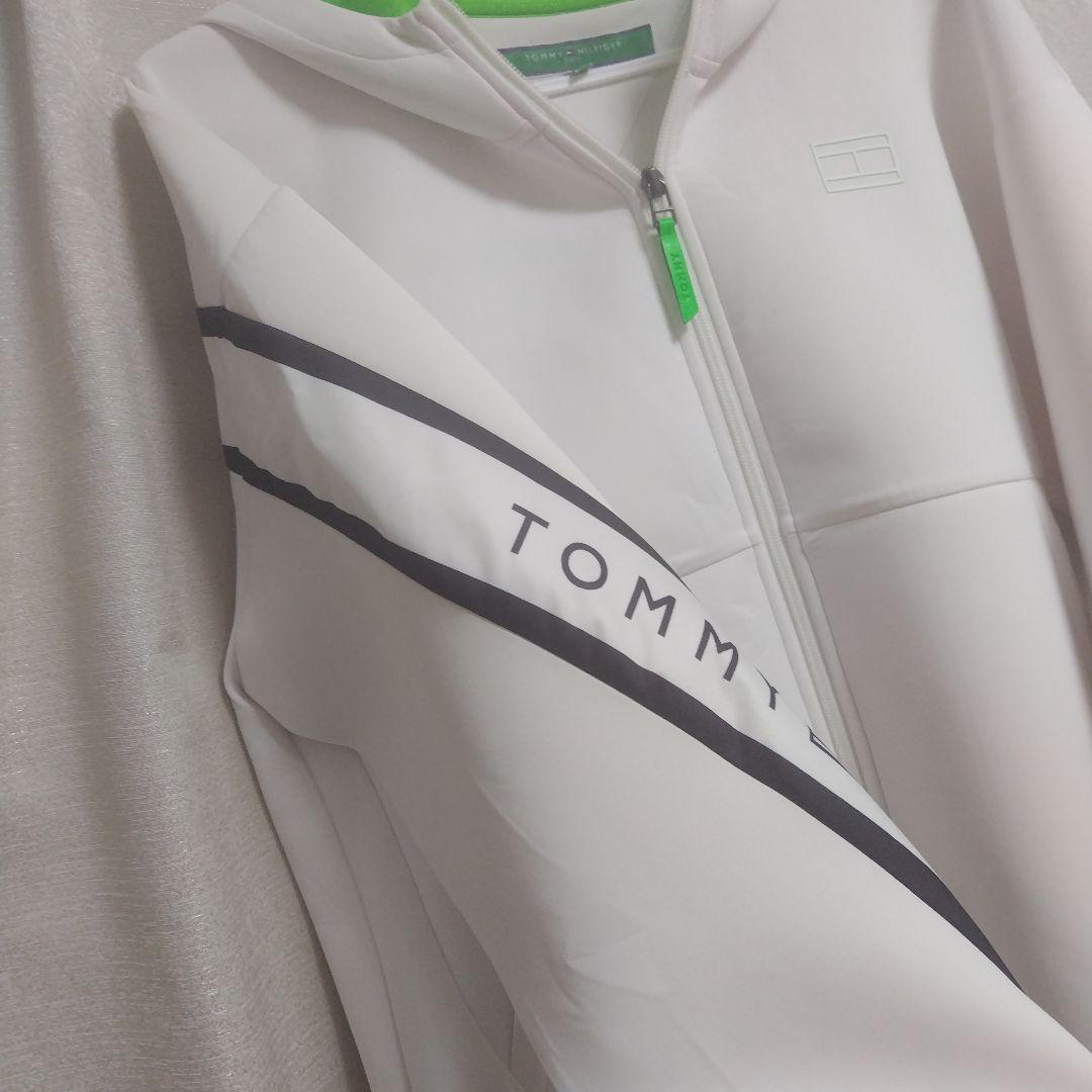 トミーヒルフィガー　ゴルフ　白パーカー　 Hilfi