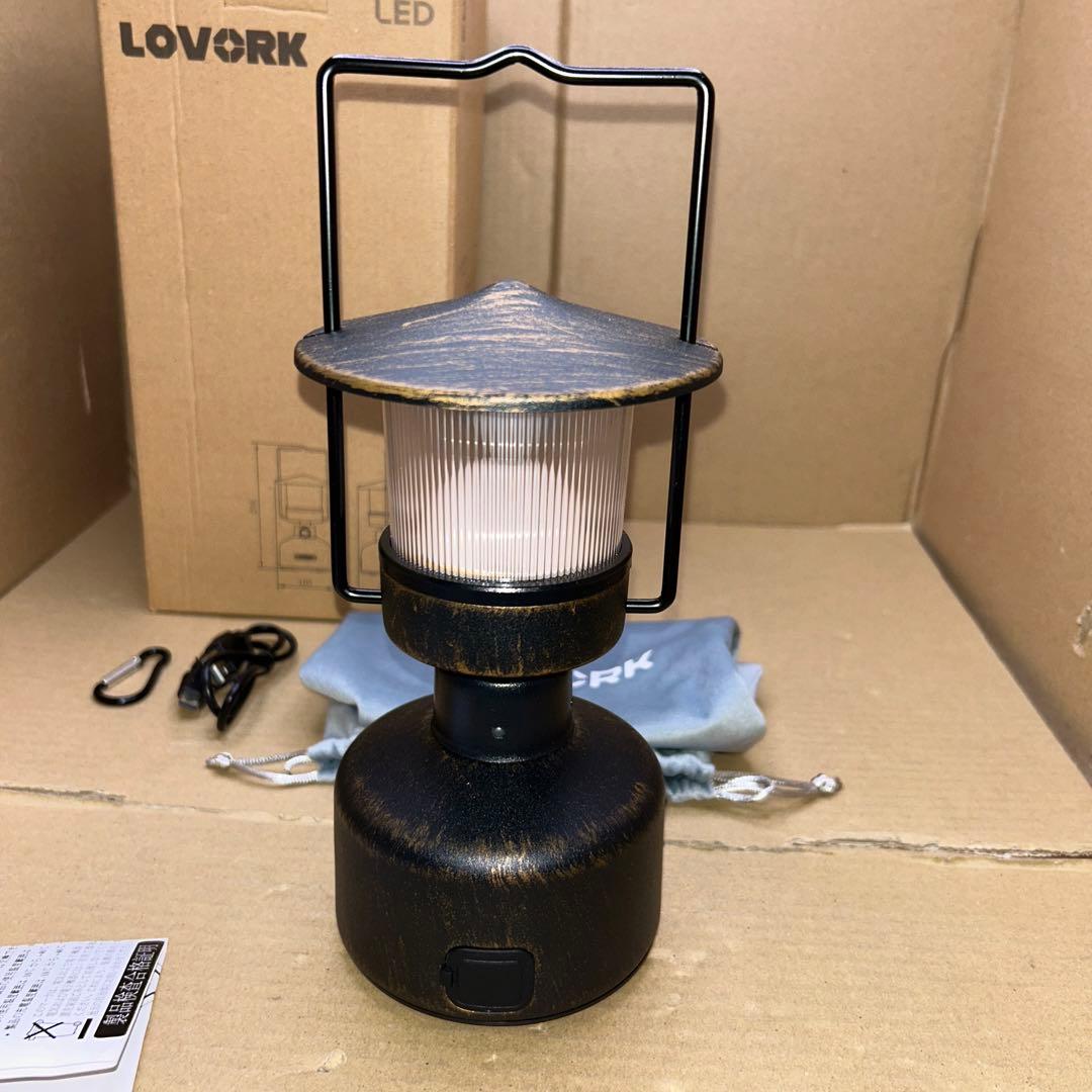 LOVORK LED キャンプライト　6W 500ml