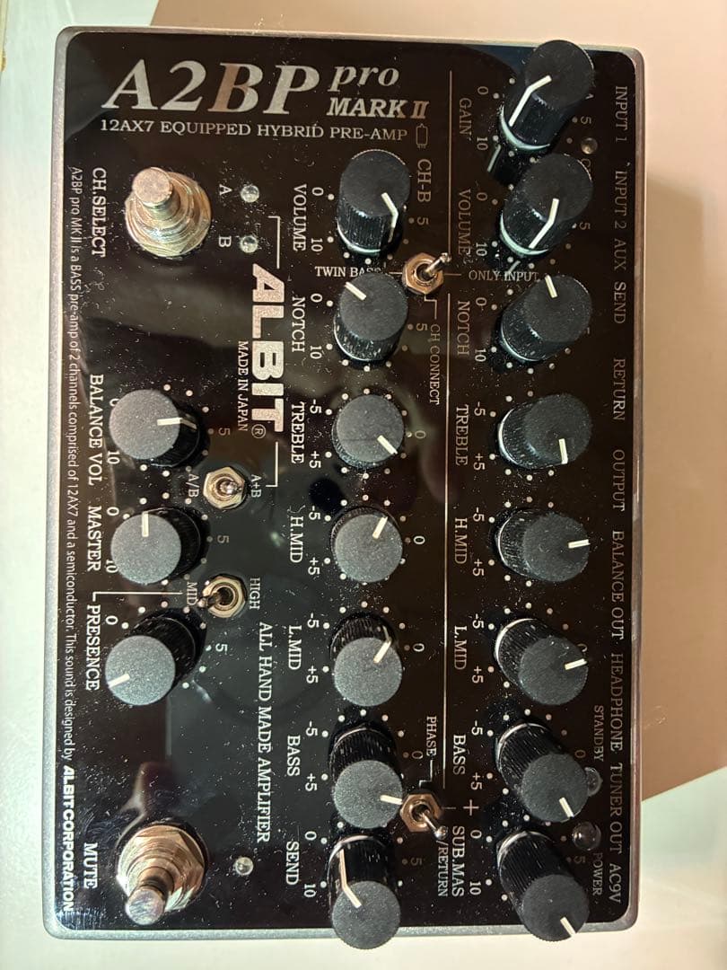 Albit A2BP pro MARK II ベースエフェクター　電源アダプター