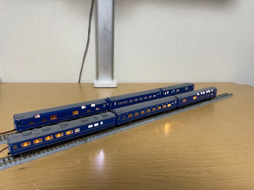 【最終値下げ】KATO10-831,832 24系寝台特急北斗星　全車室内灯付き