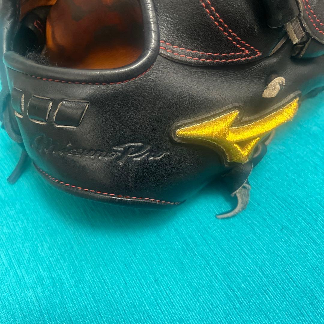 mizuno Pro 硬式グロープ 黒色