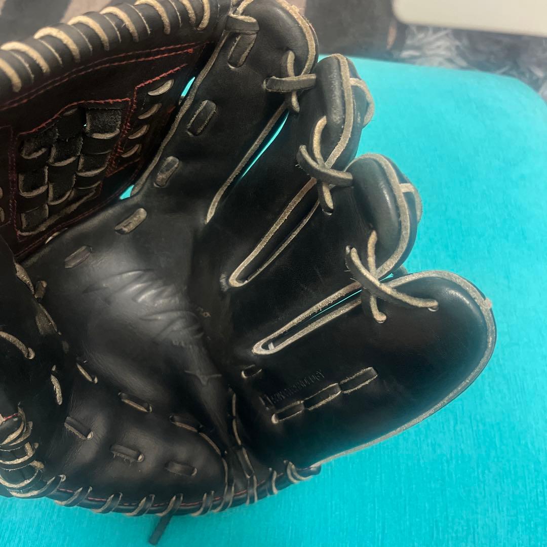mizuno Pro 硬式グロープ 黒色