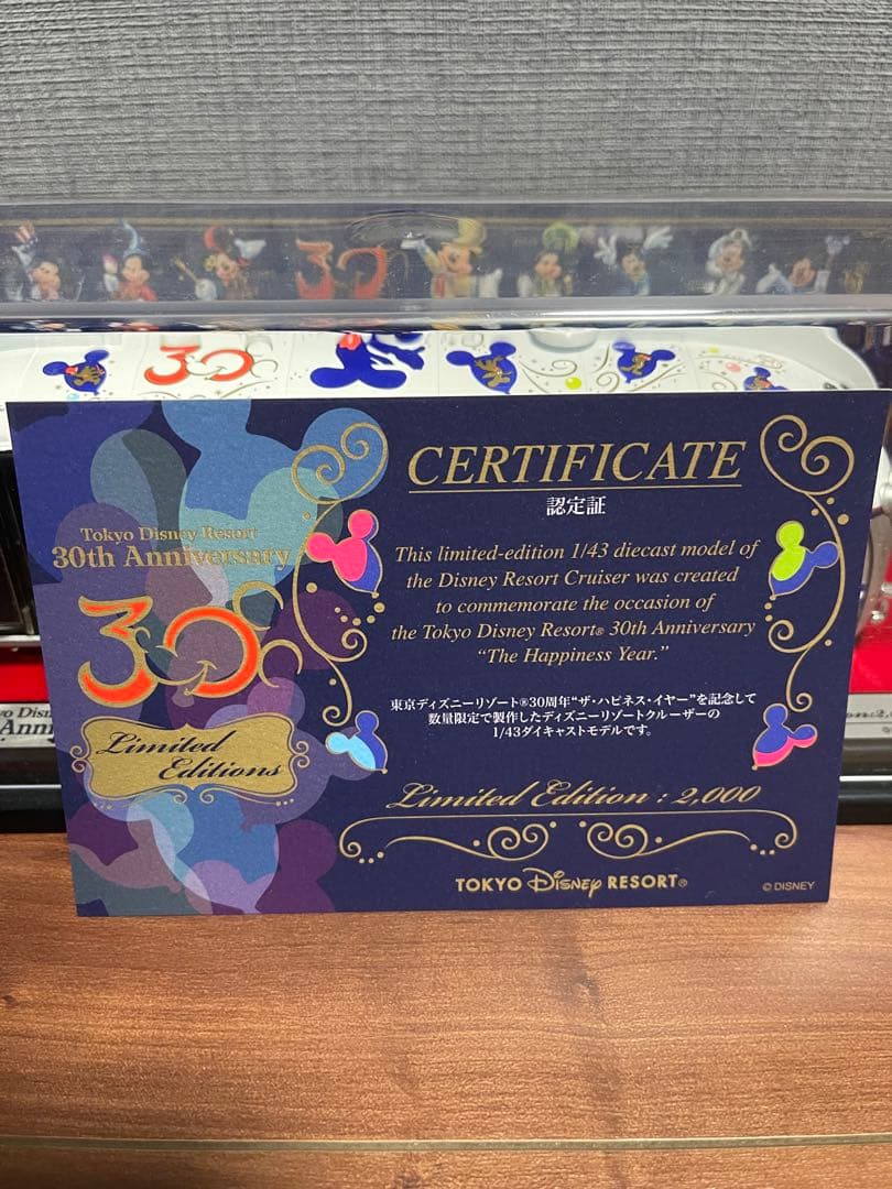 ディズニーリゾートクルーザー　30周年　限定