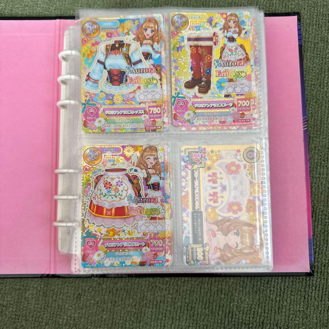 あ*や様 アイカツ Swing Rock バインダー、カードコレクション