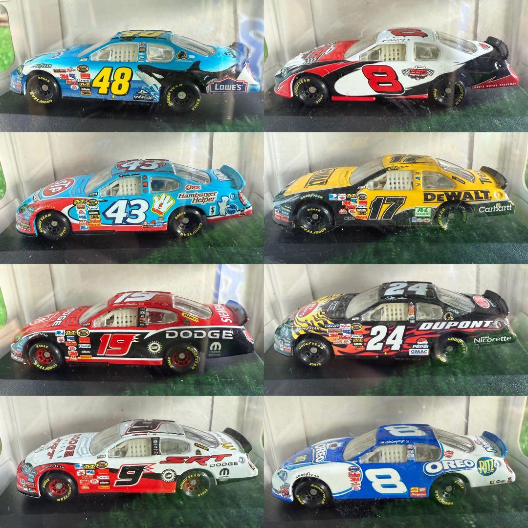 コ【26】NASCAR ダイキャスト モデルカー レーシングカー 玩具車 計8台