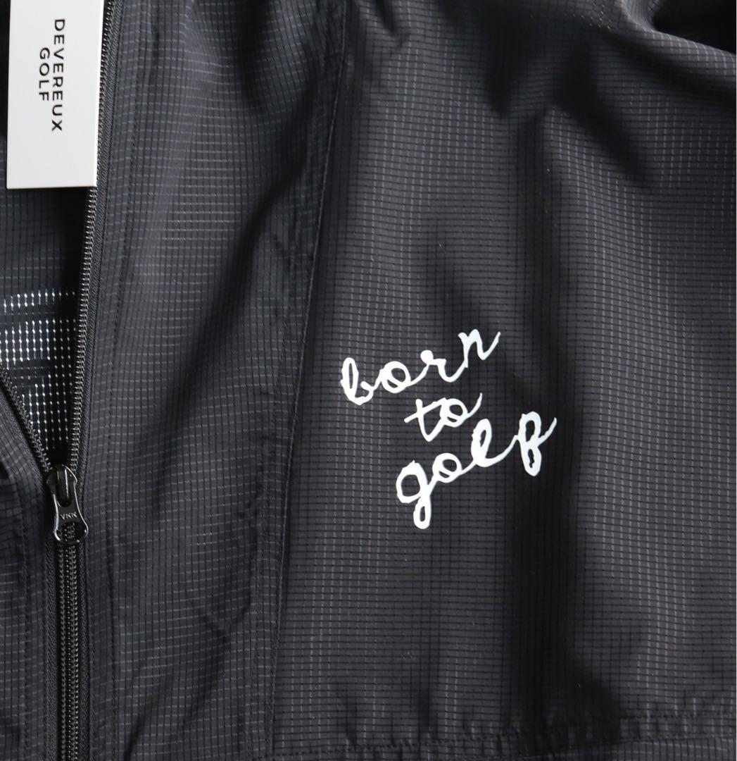 《デヴァローゴルフ》未使用 ストレッチタフタ ビッグスカル フーディブルゾン M