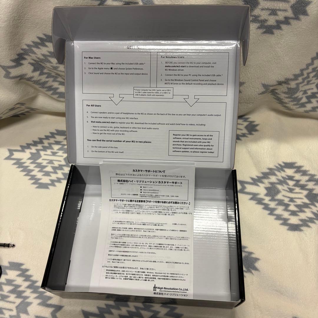 MOTU M2・Nobsound U5 バランス接続セット販売 おまけ付