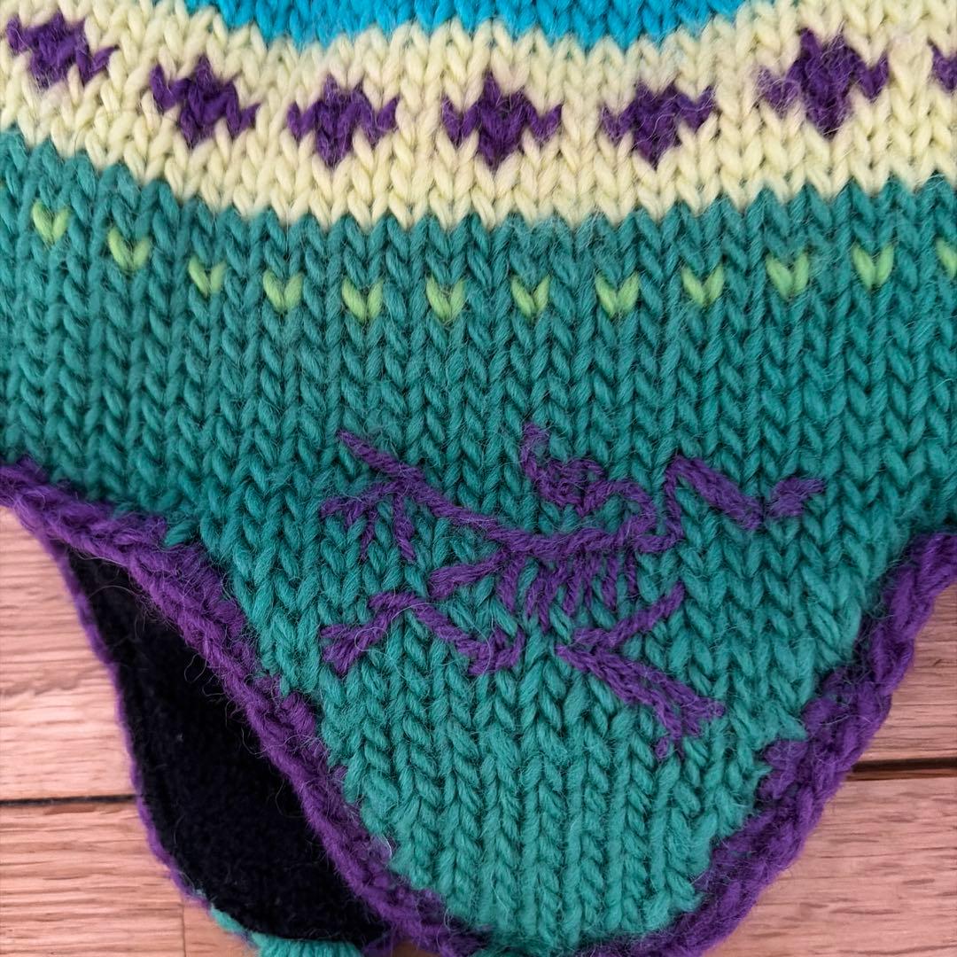 ARC'TERYX アークテリクス 耳当てビーニー　グリーン系　美品