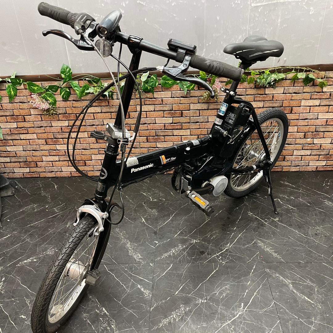 分解配送【99】折りたたみ電動Panasonic OFFTime ブラック