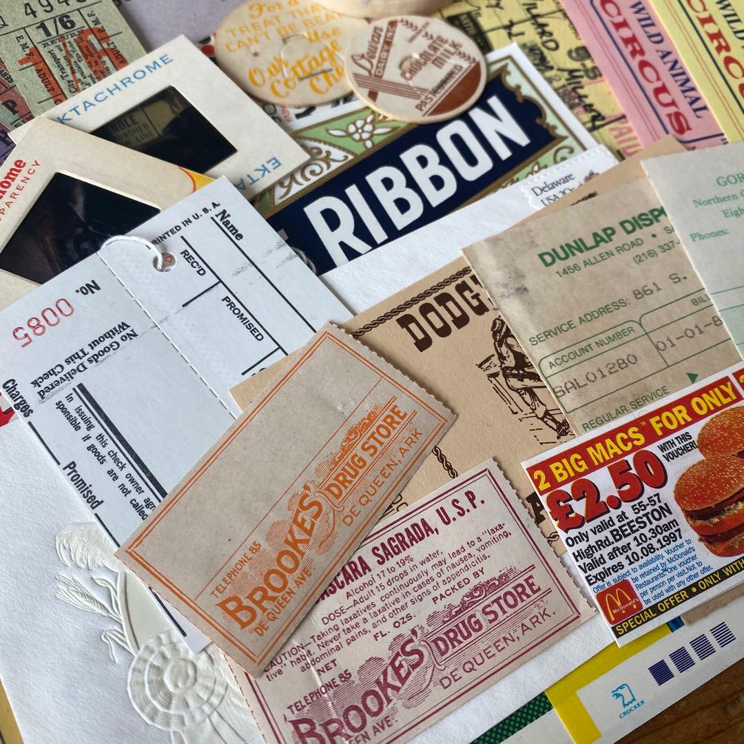 【225】 ヴィンテージ 紙ものセット 送料込み✩