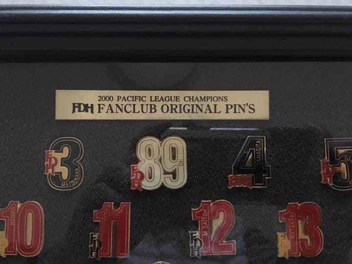 ホークス2000優勝記念ピンバッジセット 限定非売品