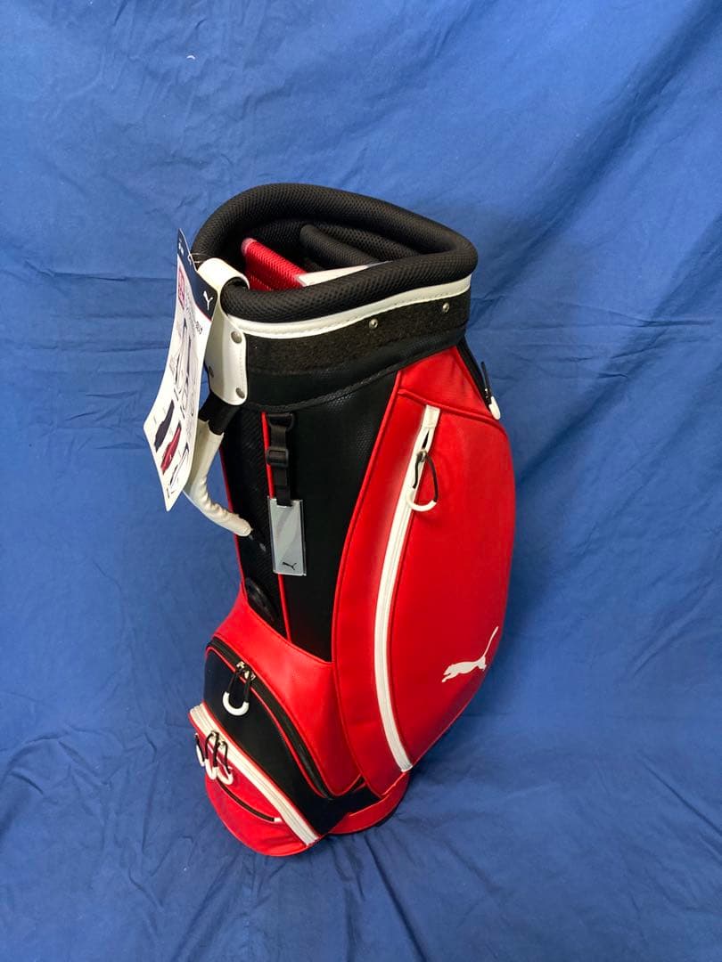 新品　プーマ　PUMA キャディバック　ゴルフバック　赤　黒