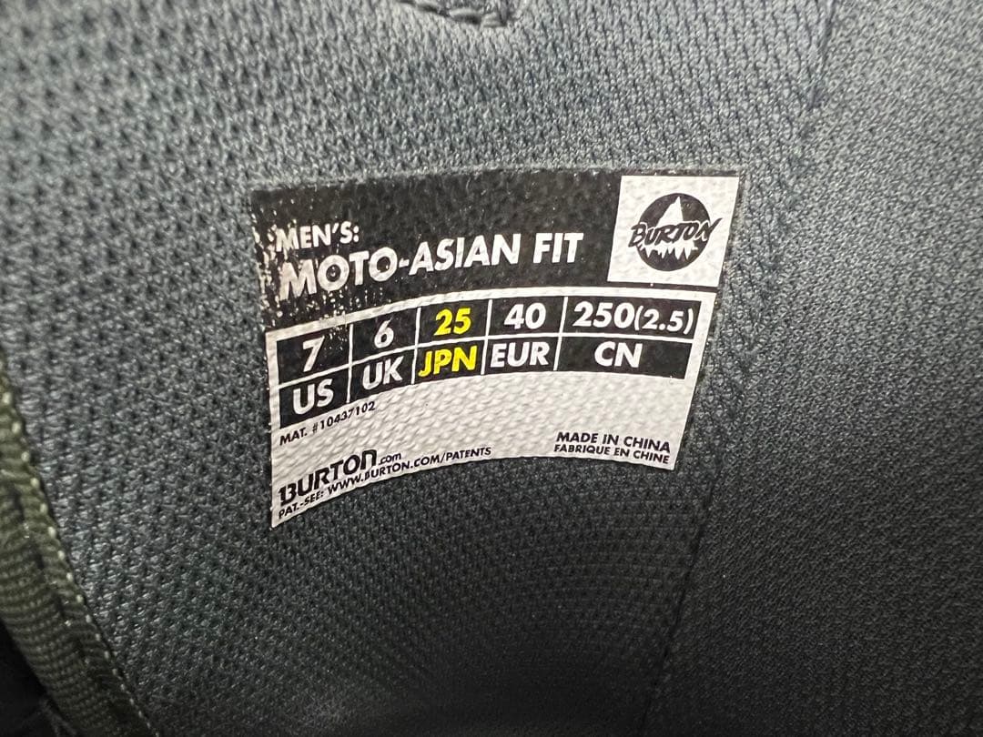 バートン　スノーボードブーツ BURTON 25センチ